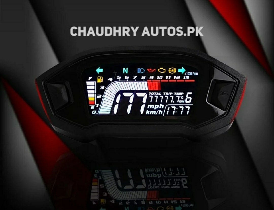 SQUARE SHAPE UNIVERSAL DIGITAL SPEEDOMETER Chaudhry Autos PK